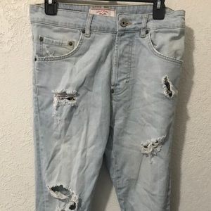 Zara Jogger ripped jeans
